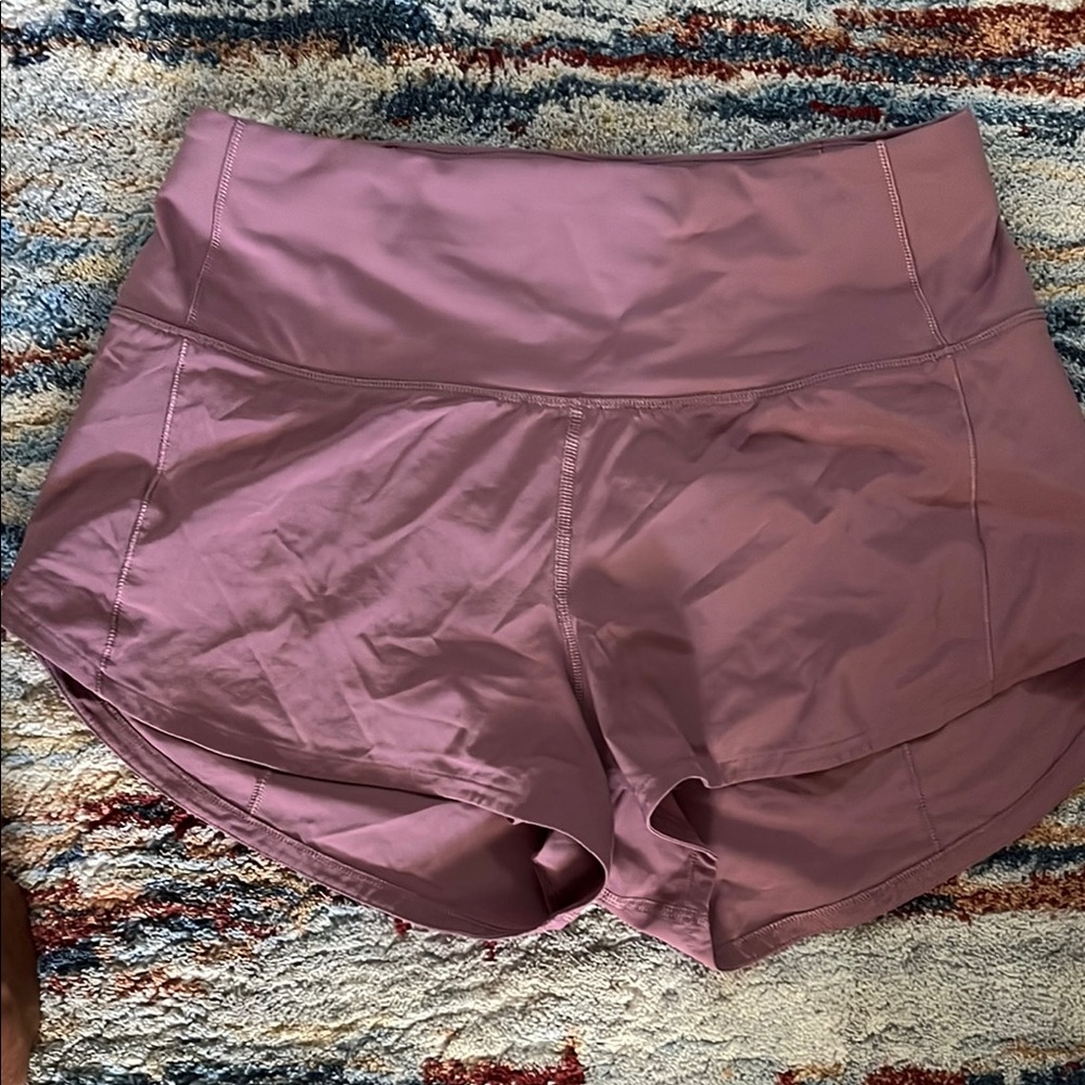 Lululemon Athletica Pink Athletic Shorts Moisture-Wicking